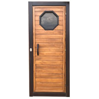Дверь деревянная с окошком