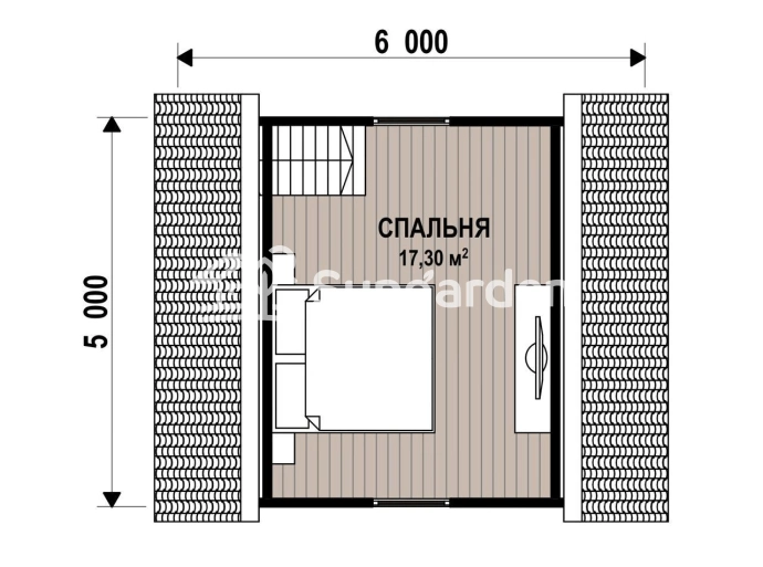 Планировка 2 этажа 