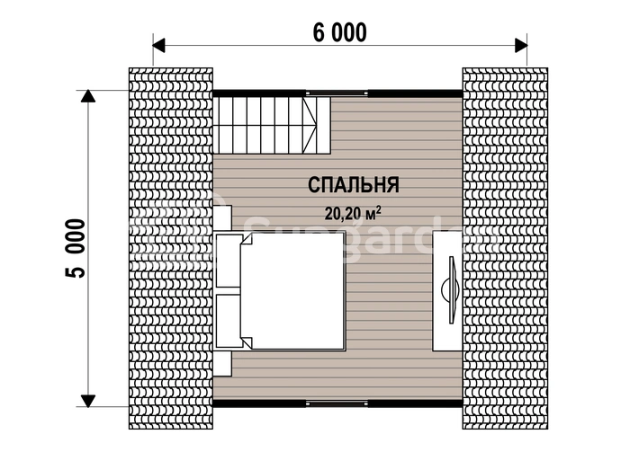 Планировка 2 этажа 