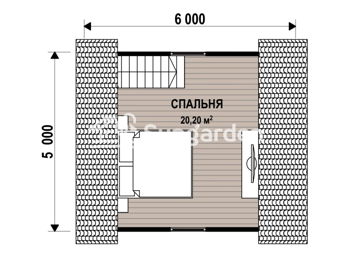 Планировка 2 этажа 