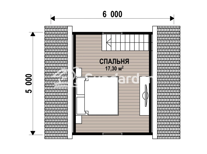Планировка 2 этажа 
