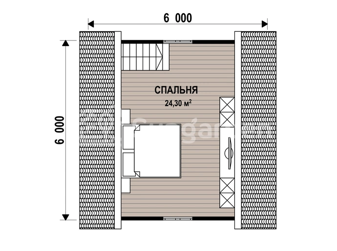 Планировка 2 этажа 