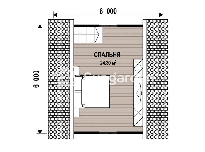 Планировка 2 этажа 