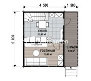 Планировка 1 этажа