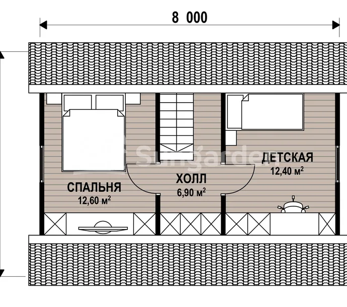 Планировка 2 этажа 